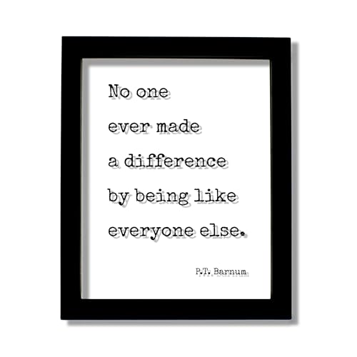 P.T. Barnum Floating Quote - No one ever made a