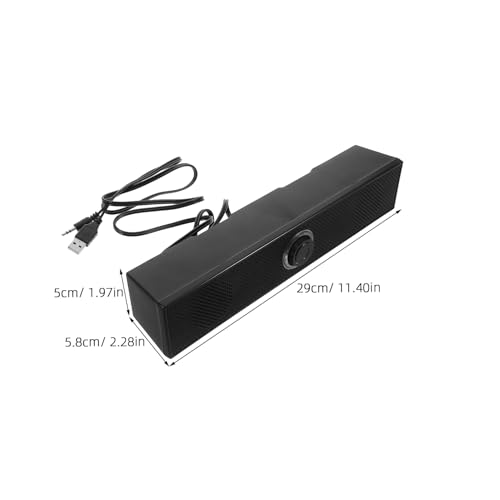 Subwoofer integrado en barra de sonido USB de material PC duradero 2