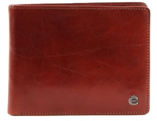 Porte-monnaie cuir 12,5 cm Esquire Toscana portefeuille compact pour homme et femme