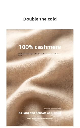 Women's Fall Winter Half Body Slimming Wrap Around Style Solid Cashmere Knitted Long Skirt Dark Lighttan One Size2