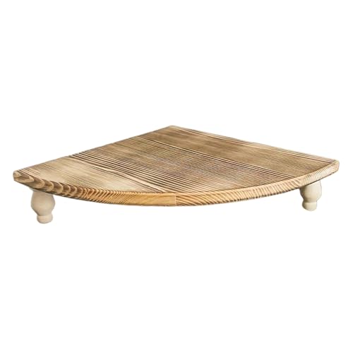 Étagère d'angle rustique en bois 28 cm pour optimiser un petit espace - 6