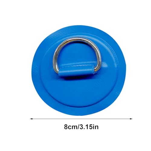 Cordon de gréement de kayak avec anneau en D et patch de 2,6 m - 5