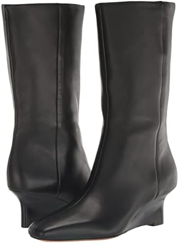 Vince Womens Beverly Mid Calf Boot Black Leather 8.5 M | Image 6