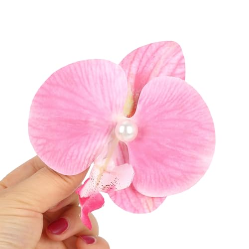 6 pinzas para el cabello con flores hawaianas miniatura 6