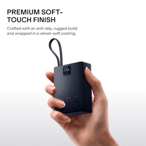 Image of boAt Apex PB400 Pro; in-Built Type-C Cable; Ultra-Compact; 20000 mAh 2-Way 22.5W Fast Charging w /Triple Output; Digital Display; for Android, iPhone 17 /16 /Pro, Samsung, iPad (Nimbus Blue)