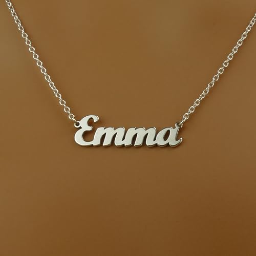 925 Sterling Silver Personalised Name Necklace – Custom Jewellery Gift for Women with Gift Box (Choose Name, Font & Finish in Silver, Gold, or Rose Gold) - Image 4