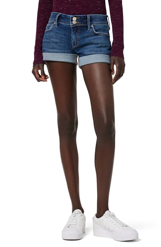 Short jean femme Hudson Croxley Rise coupe mi-cuisse anti-frottement