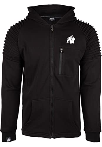 Gorilla Wear Delta Sweat à Capuche Sweatshirt, Noir, L Homme Cover