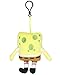 Bioworld Nickelodeon Spongebob Squarepants Sea Sponge Plush Character Dangle Clip-On Hook Keychain
