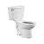 American Standard 2462016.020 Cadet Two Piece Toilet, 30.25" Length x 20.5" Width x 29.25" Height, White