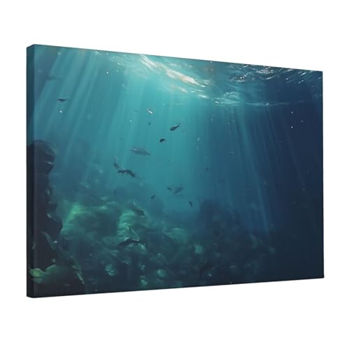 Impression sur toile de mer HD poster mural à suspendre chambre et bureau