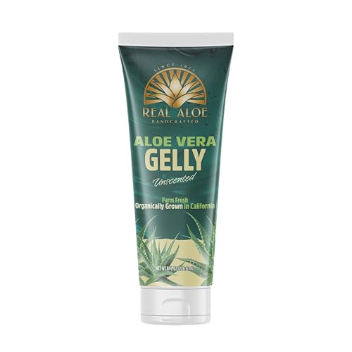 Real Aloe Aloe Vera Gelly - Unscented 8 oz (230 ml) Gel
