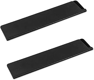 QWORK Knife Edge Guards, Knife Sheath Sleeves, Universal Blade Cover Protector, ABS Plastic and BPA-Free, 8-11/16, Set of 2