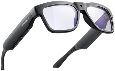 OHO 4K Ultra-Lightweight Smart Glasses, AI Chat & Real-Time Translation, OHO App Supported, Record-While-Charging, UV400 Lens 64G Storag