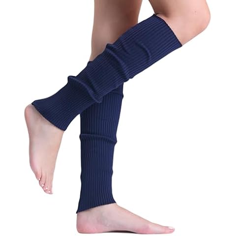 AWS/American Made Luxury Knitted Leg Warmers for Women Soft Cozy and Stylish 1 Pair (Navy) Cover