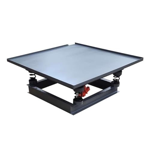 Table vibrante en béton, bloc d'essai de mortier de ciment, petit banc d'essai expérimental plat, vibrateur à plaque plate JIYAMI'EN EL (Size : 0.8m x 0.8m 220V 1500w Extra thick)