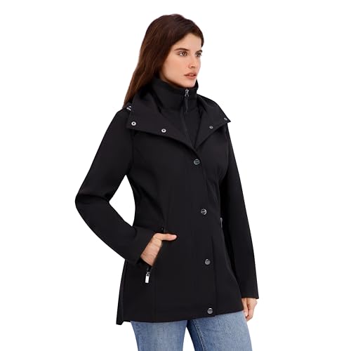 Image of Nautica Women's Hooded Raincoat