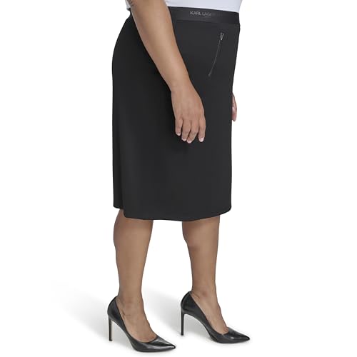 KARL LAGERFELD Women's Office Friendly Formal Skirt3
