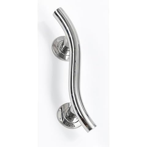 NRS Healthcare SPA Curved Grab Rail for Bathrooms Cover