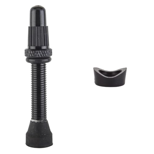 Origin8 Tubeless Alloy Presta Valves, 35mm, Black