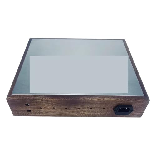 300 * 65 * 250mm Wood Frame Aluminum Amplifier Case Preamplifier Chassis Vacuum Tube Amplifier Chassis Shell DIY Box(Model 1)