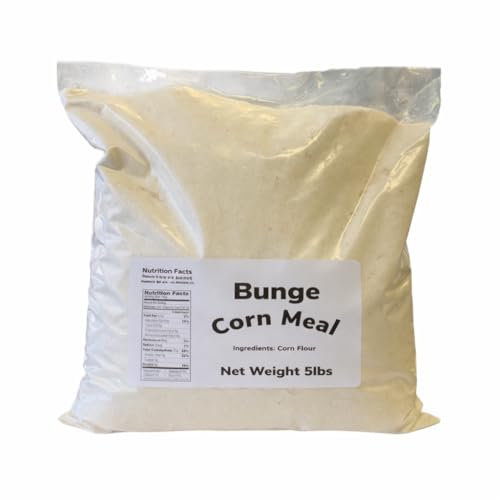 Bungee Corn Meal, 100% Natural White Maize Flour, Finely Ground, 5 lb, for Fufu, Banku, Ugali, Sadza