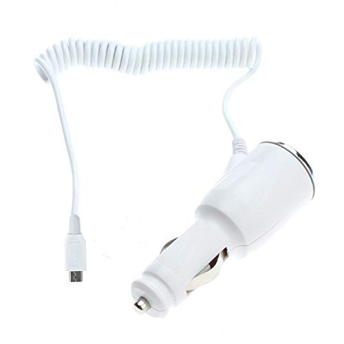 PH26 Ⓡ Chargeur Voiture Allume-Cigare pour ASUS Zenfone 4 Selfie Ultra-Compact et Puissant USB vers USB Type C Charge Rapide 30W PD & QC 3.0-2 Ports pour Charger 2 appareils simultanément