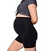 Belly Bandit BASICS Maternity Support Shorts – Over-Belly Pregnancy Shapewear for Gentle Compression & Back Support – Seamless, Breathable, and Comfortable Pregnancy Shorts, Black - Medium