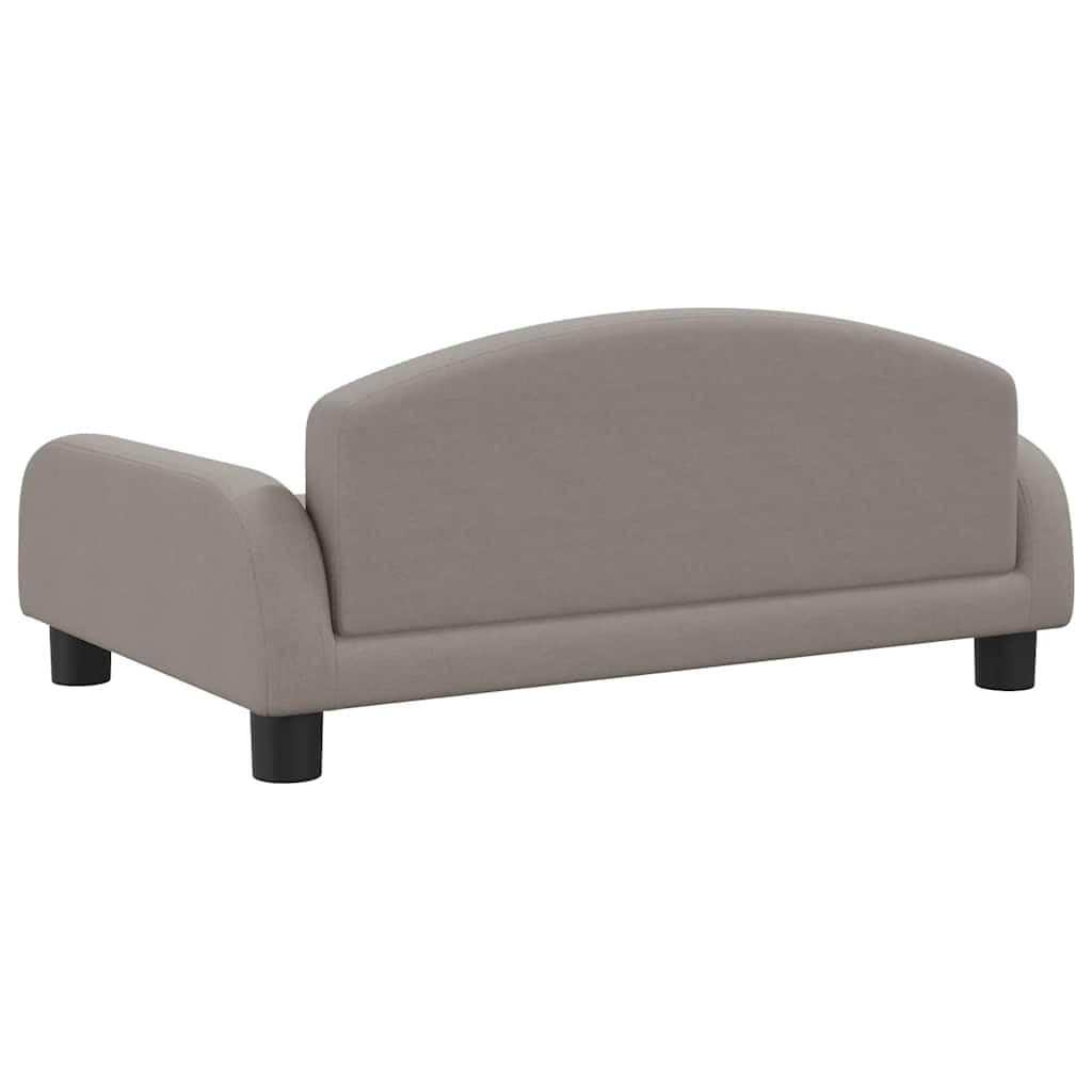 Letto per Cane Cesto Divano Confortevole, 70 x 45 x 30 cm, Tessuto Tortora 02_0043205