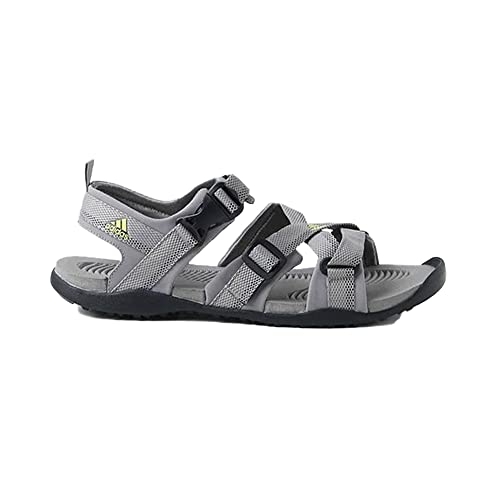 Image of Adidas Men NU GLADI M Synthetic Outdoor Sandal CBLACK /DOVGRY /BLIBLU | HPW45