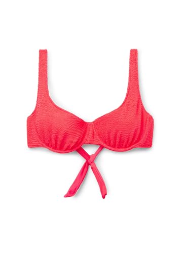 Woman's Balconette Swimsuit Top Crinkle Waves