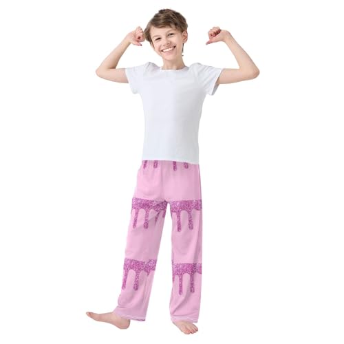 Dripping Glitter Dripping Glitter Boys Track Pants Toddler Casual Pants Sweatpants Kids Athletic Pants for 6-8 Years2