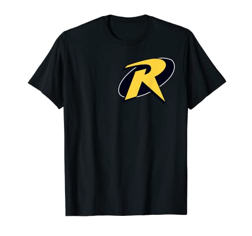 US DC Robin + Logo Poitrine 01 T-Shirt Cover