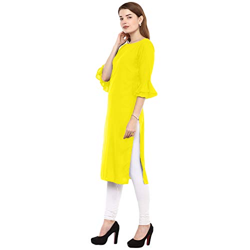 Image of Veera Paridhaan Women's Rayon Straight Kurti