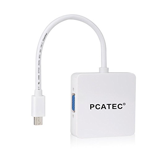 yPCATECz Applep Mini Displayport/Thunderbolt to VGA/HDMI/DVI ϊA_v^ (Mini Displayport-VGA/HDMI/DVI)