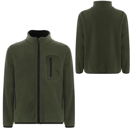 Loyan Toddler Girls Boys Warm Zipper Coat with Pockets Winter Outerwear Polar Fleece Jacket