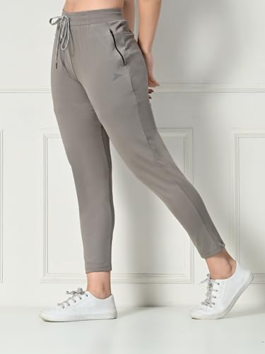 Image of FITINC Premium Trackpant with Zippers Pockets for Women - Best for Gym, Yoga, Workout and Casual Wear