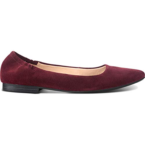 American Rag Womens Jilly Slip On Ballet Flats, Wine Suede, Size 9.03
