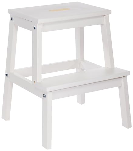 Ikea BEKVAM Tritthocker für den Innenbereich, Massivholz, Weiß