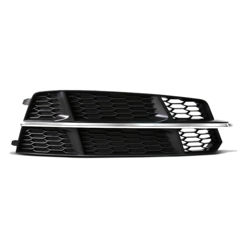 Parrillas de listón doble para Audi A6 C7 2015-2018 con diseño hexagonal de panal