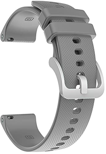 Shieranlee Vívoactive Pasek 4S, szybkie dopasowanie, 18 mm, miękki silikonowy sportowy pasek zastępczy do Garmin Venu 2S, GarminMove 3S