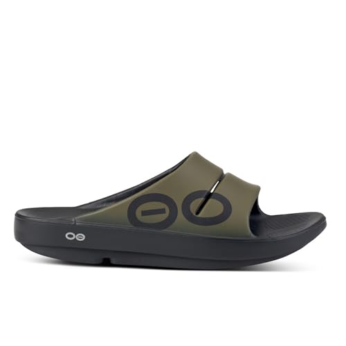 Men's OOahh Sport Flex Sandal - Matte Black2