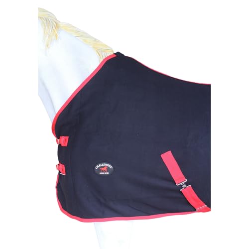 Image of Challenger Horse Polar Fleece Cooler Exercise Blanket Wicks Moisture 4385