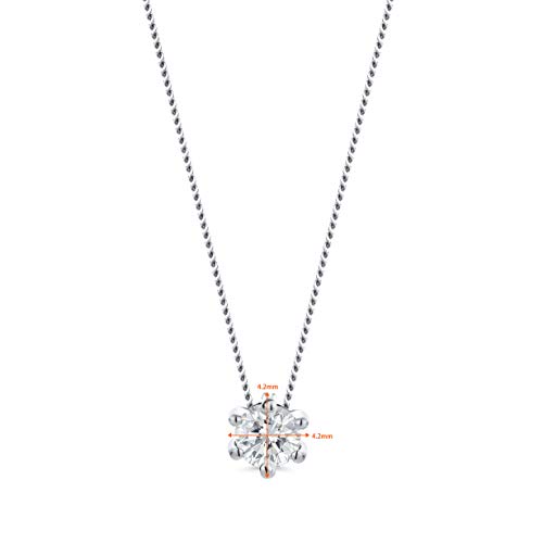 OROVI Gioiello da donna con diamante da 0,15 ct