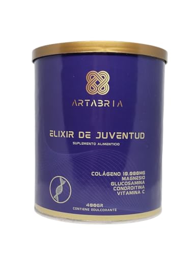 ELIXIR DE JUVENTUD ARTABRIA -COLAGENO ENRIQUECIDO CON VITAMINA C, MAGNESIO, GLUCOSAMINA Y CONDROITINA