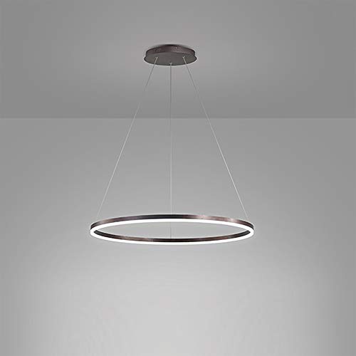 Lámpara colgante de anillo LED ajustable para eliminar zonas oscuras en comedores bajos 2