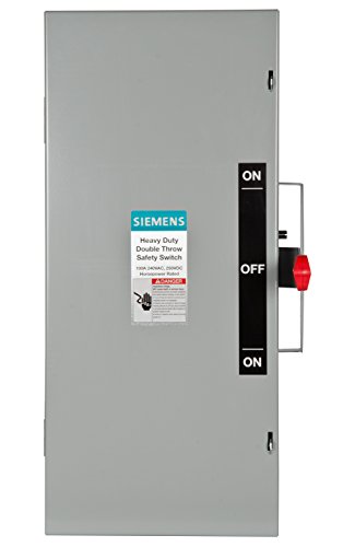 Siemens DTNF323 100-Amp 3 Pole 240-volt 3 Wire Non-Fused Double Throw Safety Switches