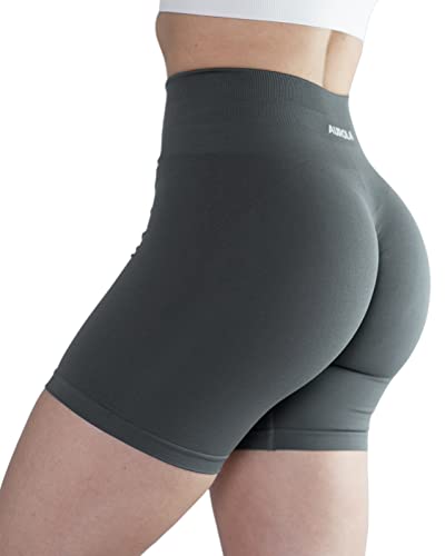 Image of AUROLA Intensify Workout Shorts for Women Seamless Scrunch Short Gym Yoga Running Sport Active Exercise Fitness Shorts