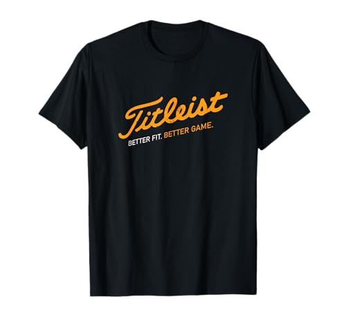 Retro Titleis-t Better Fit Better Game Golfing Golfer Golf T-Shirt