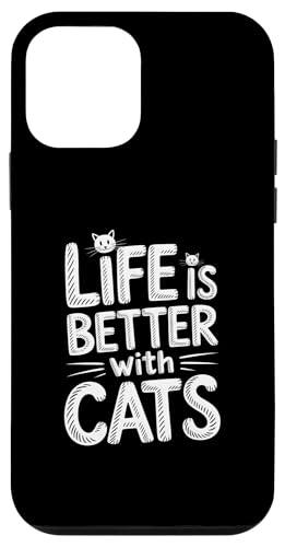 Life Is Better With Cats �X�}�z�P�[�X iPhone 12 mini �p